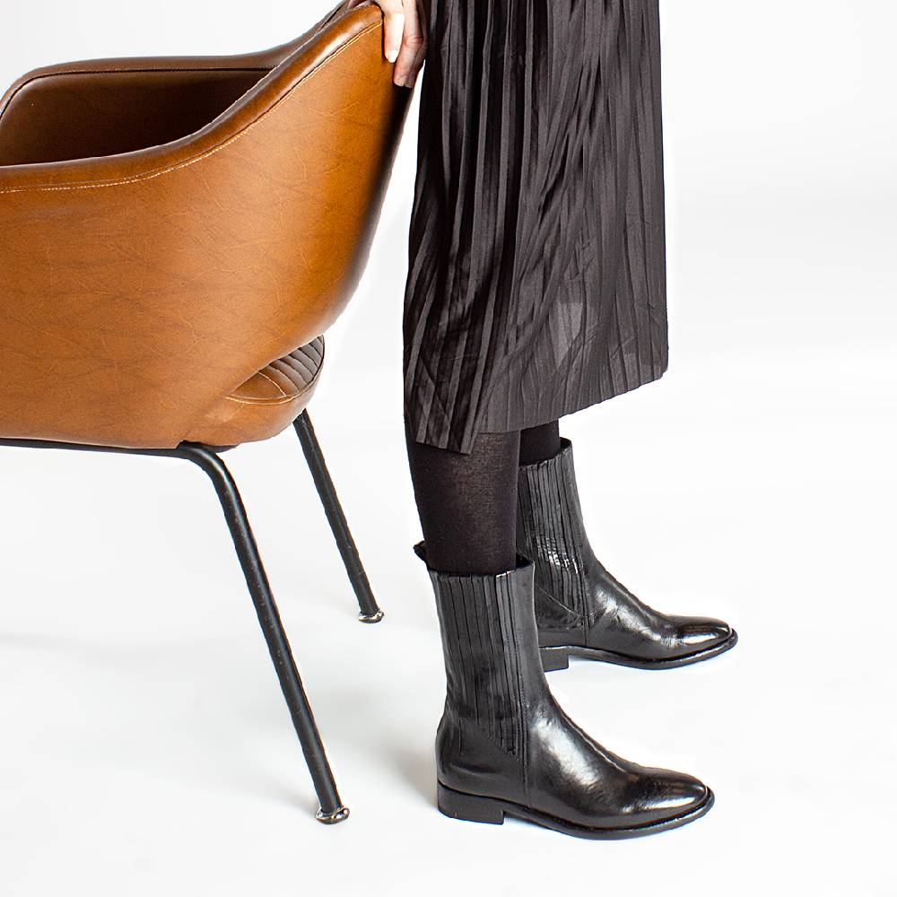King Tartufoli ELASTIC BOOT BLK CAV Italia