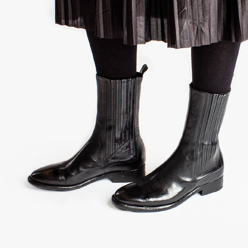 King Tartufoli ELASTIC BOOT BLK CAV Italia