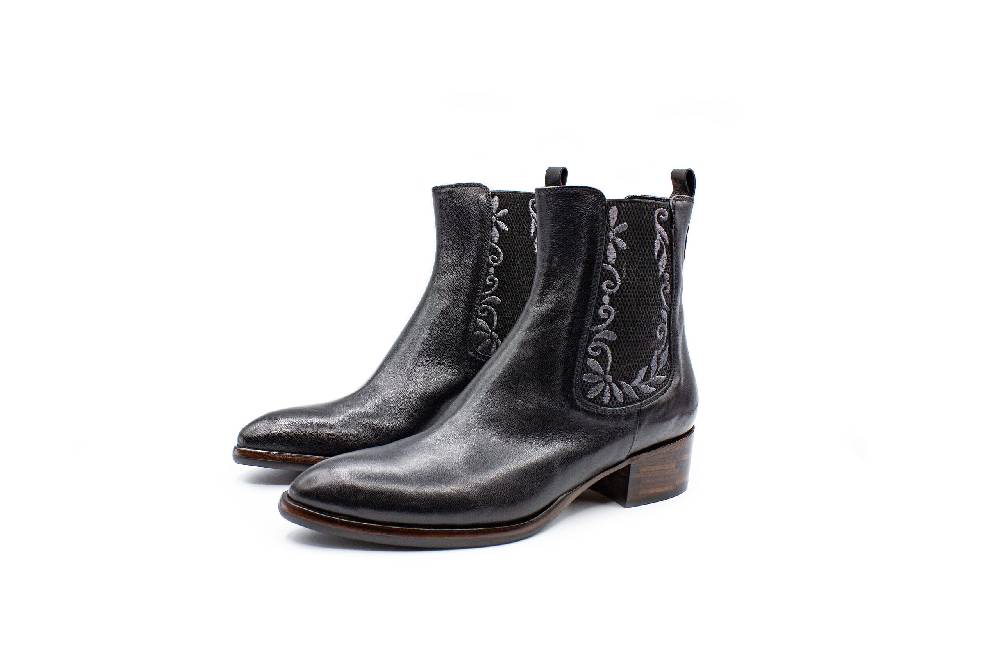 King Tartufoli EMBROIDERED ANKLE BOOT Outlet