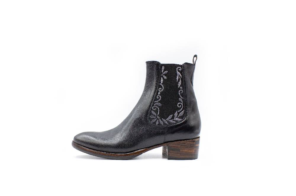 King Tartufoli EMBROIDERED ANKLE BOOT Outlet