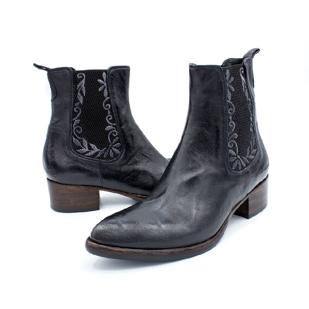 King Tartufoli EMBROIDERED ANKLE BOOT Outlet