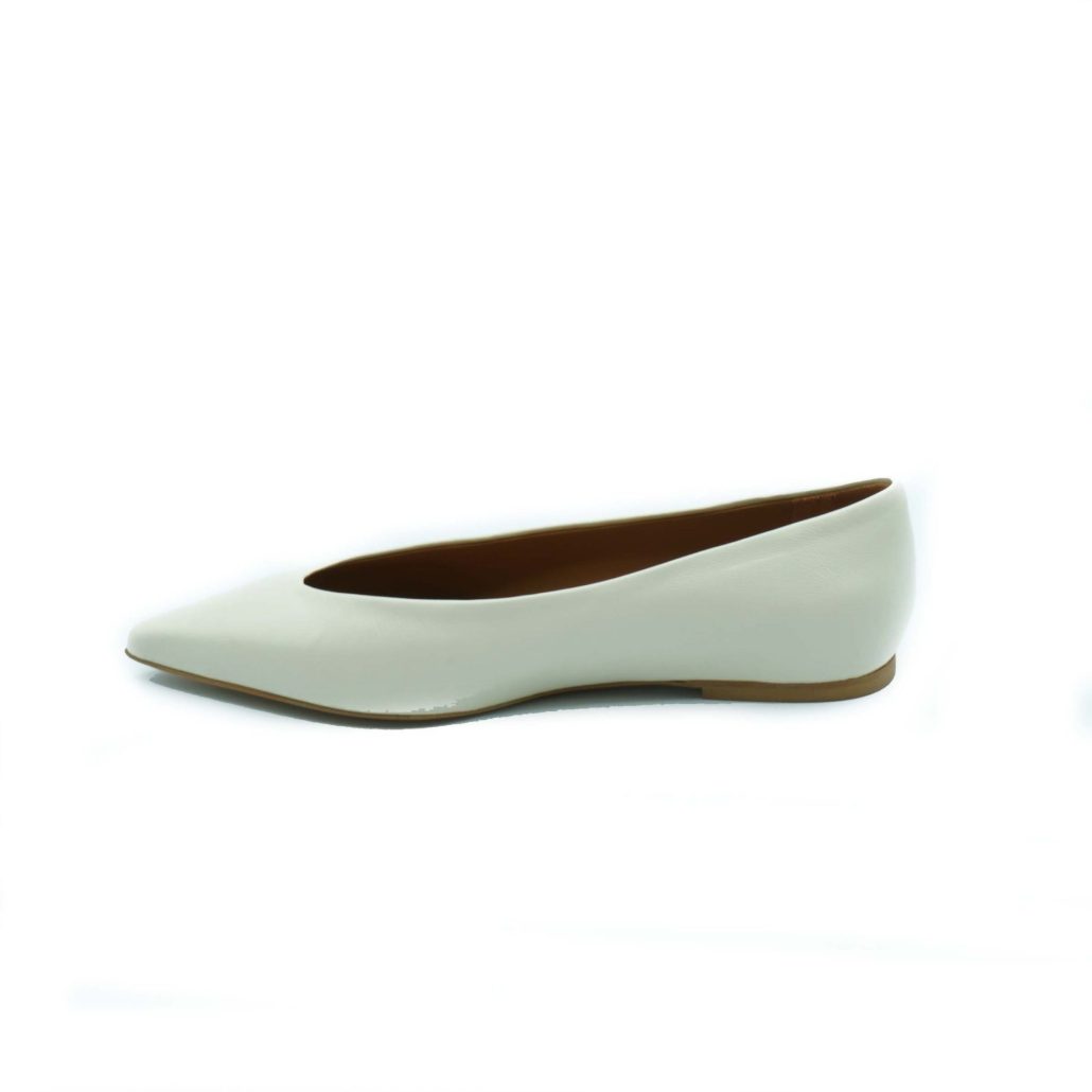Lea Gu ballerina in nappa, tacco 10mm Moda