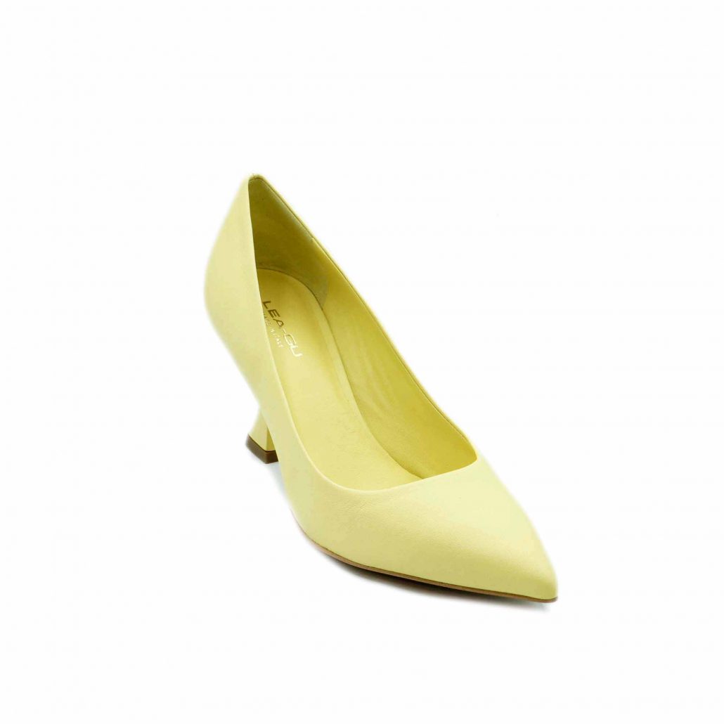 Lea Gu decollete’ in nappa , tacco in plex 70 mm Acquista Ora