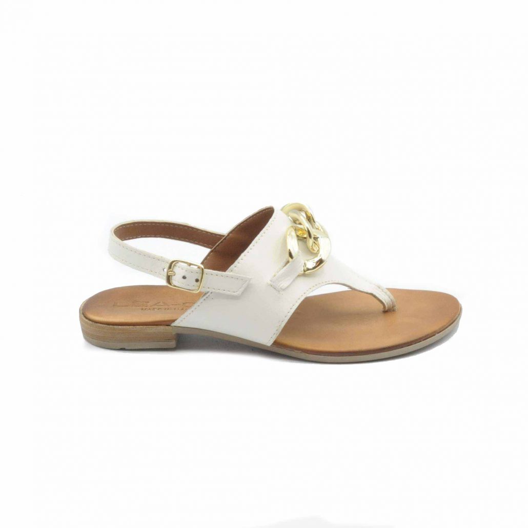 Lea Gu infradito in nappa, accessorio frontale, cinturino in caviglia, tacco 15 mm Fino Al -60%