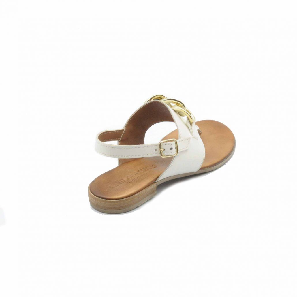 Lea Gu infradito in nappa, accessorio frontale, cinturino in caviglia, tacco 15 mm Fino Al -60%