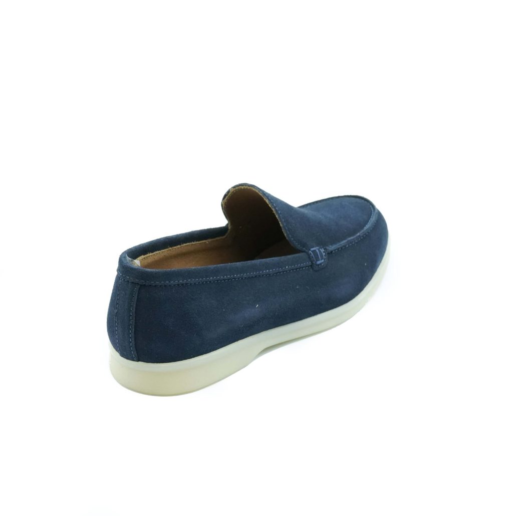 Lea Gu mocassino in camoscio, fondo gomma 20mm Offerta