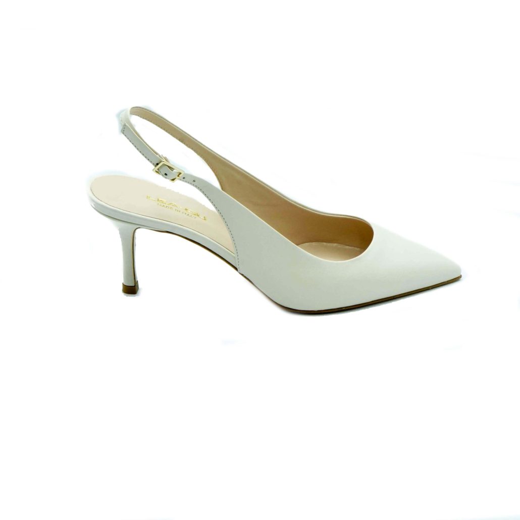 Lea Gu slingback in nappa, tacco 65mm Vendita Calda