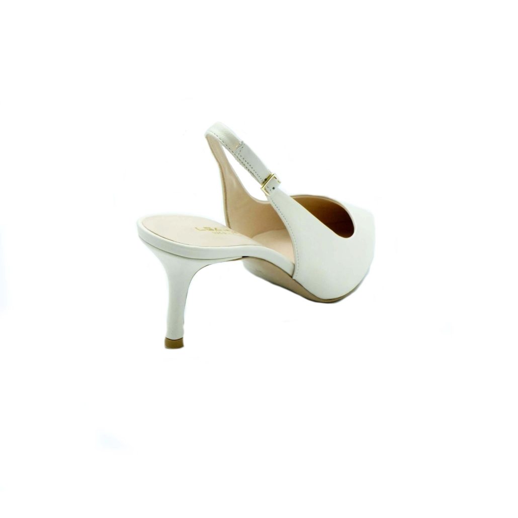 Lea Gu slingback in nappa, tacco 65mm Vendita Calda