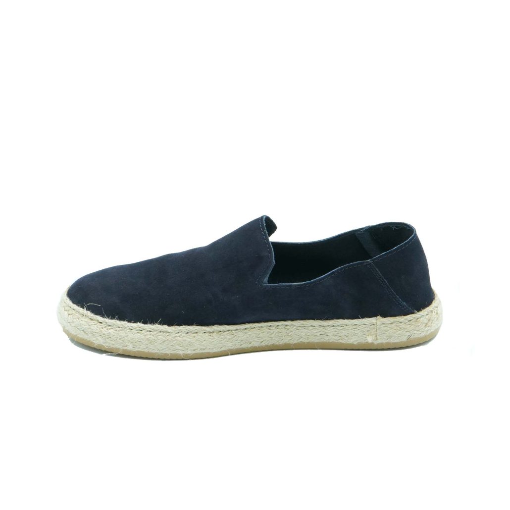 Lea Gu slip-on uomo in camoscio, fondo corda e gomma 20mm In Saldo