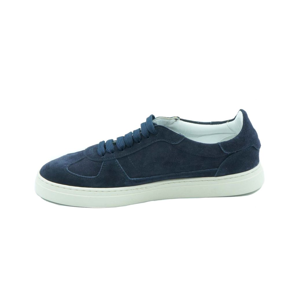 Lea Gu sneakers in camoscio, allacciatura frontale, fondo 30mm Nuova