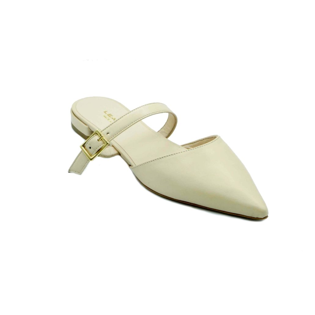 Lea Gu slingback in nappa, cinturino frontale, tacco 10mm Online