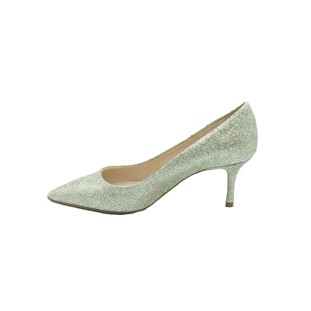 Lea Gu scarpa con tacco in nappa glitter, tacco 65mm Soddisfazione Garantita