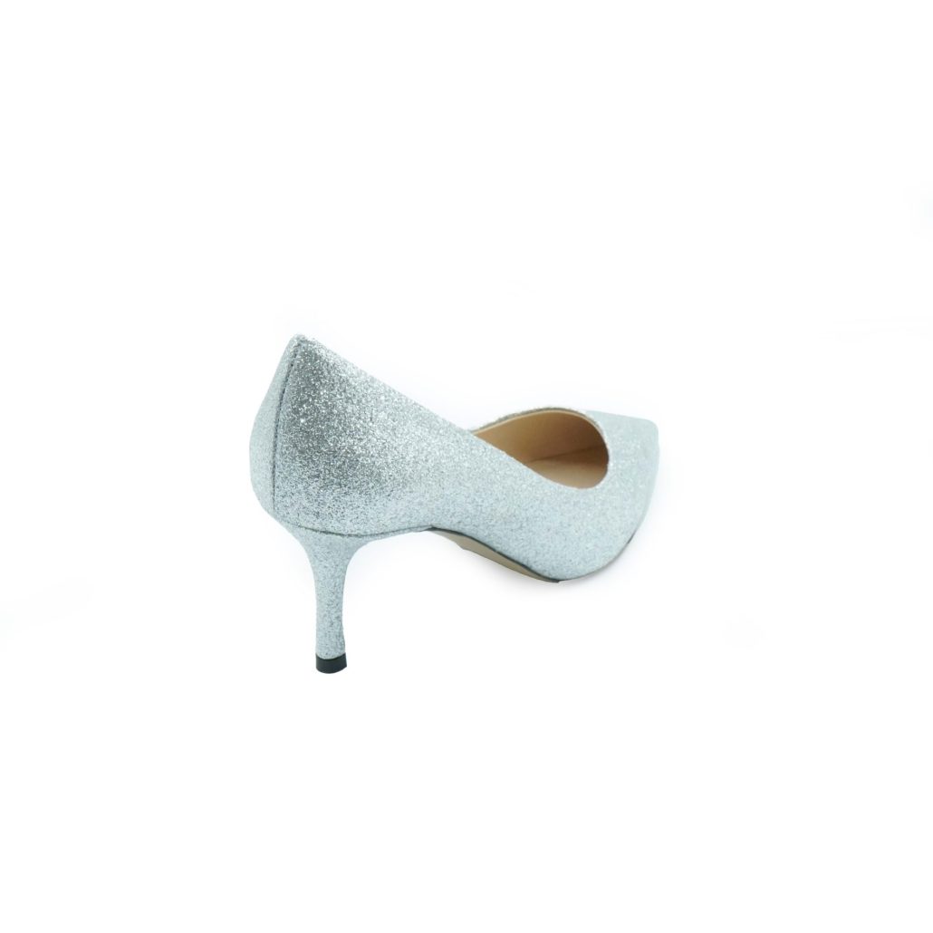 Lea Gu scarpa con tacco in nappa glitter, tacco 65mm Soddisfazione Garantita