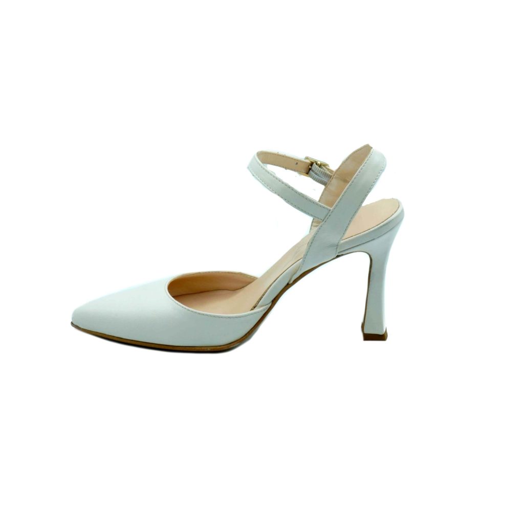 Lea Gu scarpa con tacco in nappa, chiusura sul collo del piede, tacco 90 mm Fino Al -60%