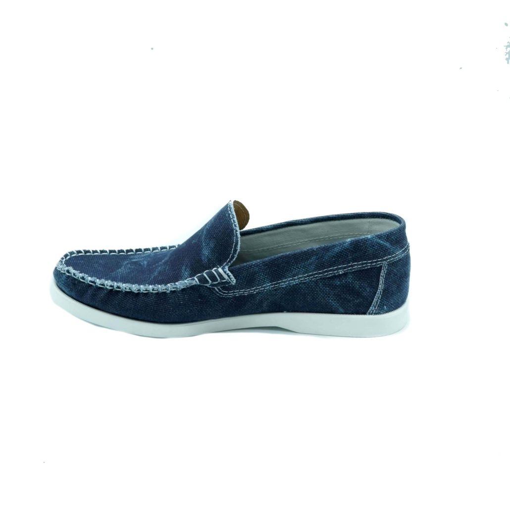 Lea Gu scarpa da barca in canvas, fondo gomma 15mm Convenienza