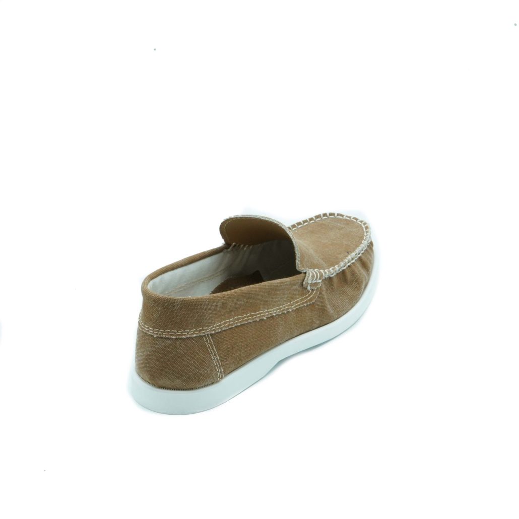 Lea Gu scarpa da barca in canvas, fondo gomma 15mm Convenienza