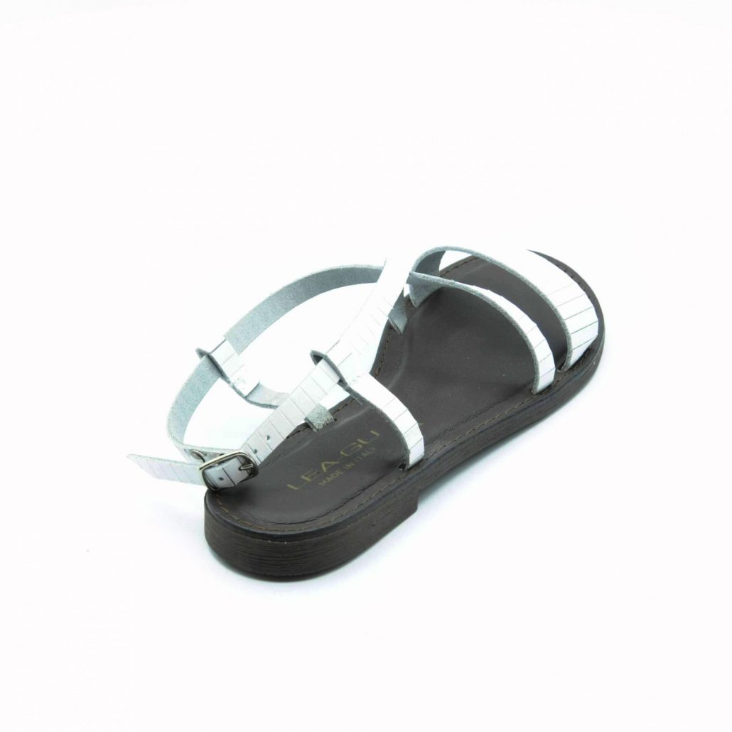 Lea Gu sandalo in nappa, fascia frontale, tacco 15 mm Vendita Economica