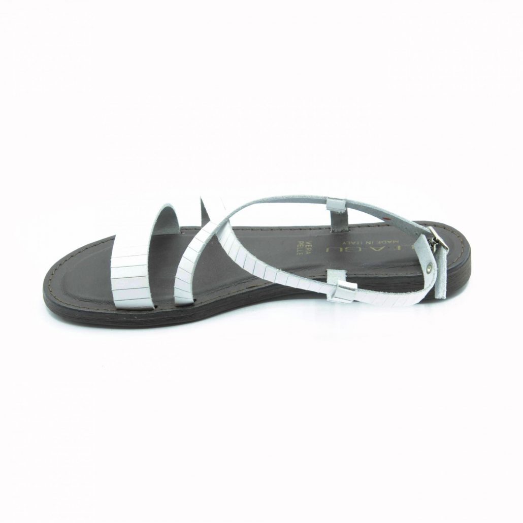 Lea Gu sandalo in nappa, fascia frontale, tacco 15 mm Vendita Economica