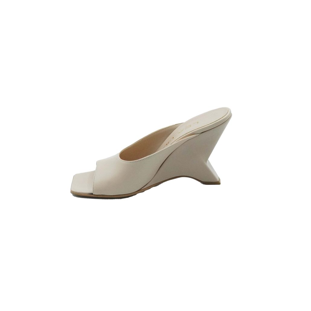 Lea Gu sandalo in nappa, fascia frontale, tacco 85mm Saldi Di Fabbrica