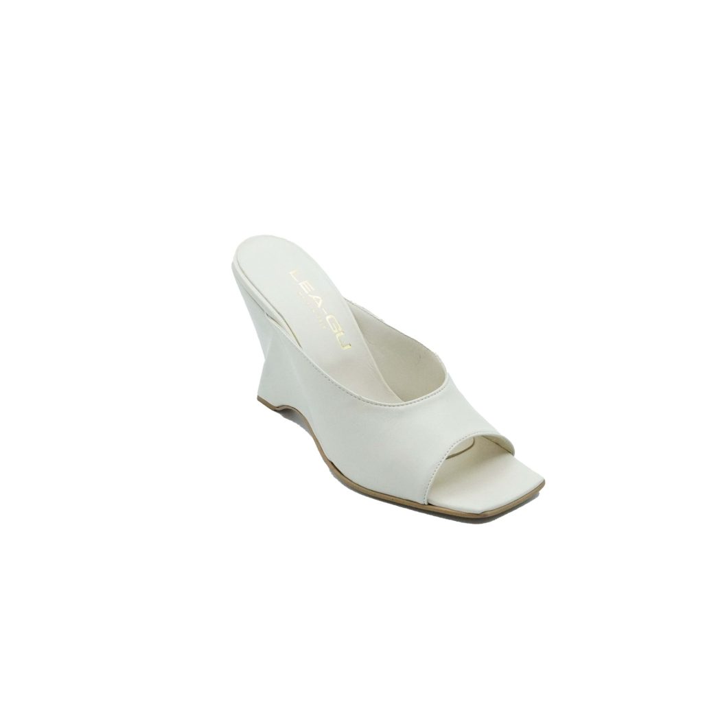 Lea Gu sandalo in nappa, fascia frontale, tacco 85mm Saldi Di Fabbrica