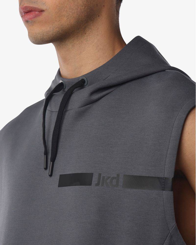 Jaked FELPA SMANICATA CAPPUCCIO ZENITH Prezzo Ridotto