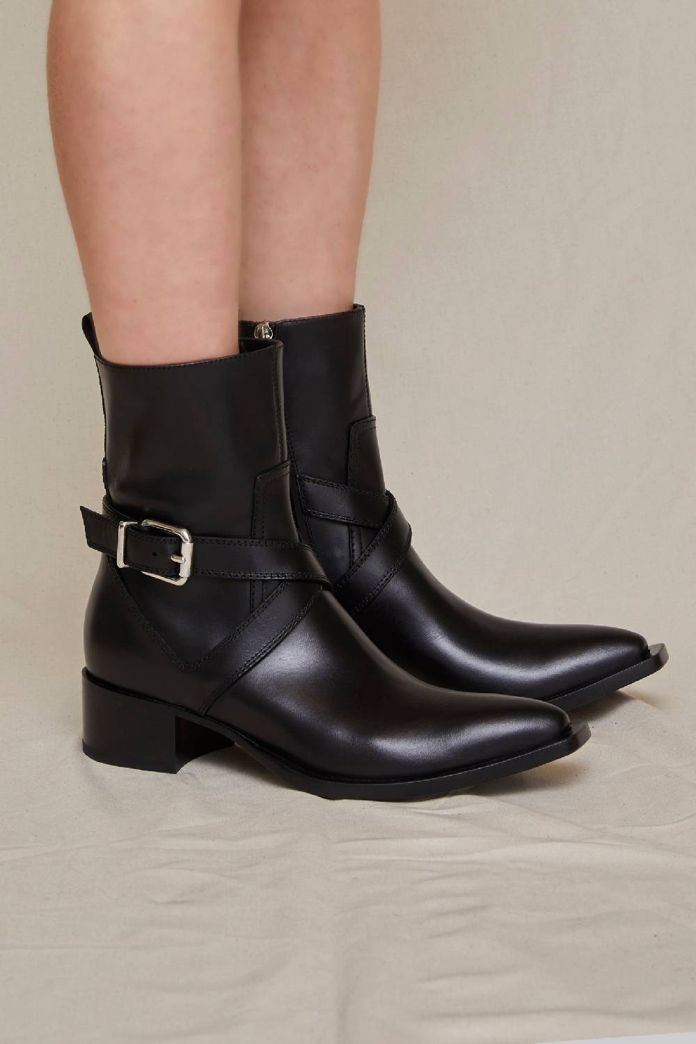 Kalliste K35 TEXAS BOOTS BLACK Saldi Di Fabbrica