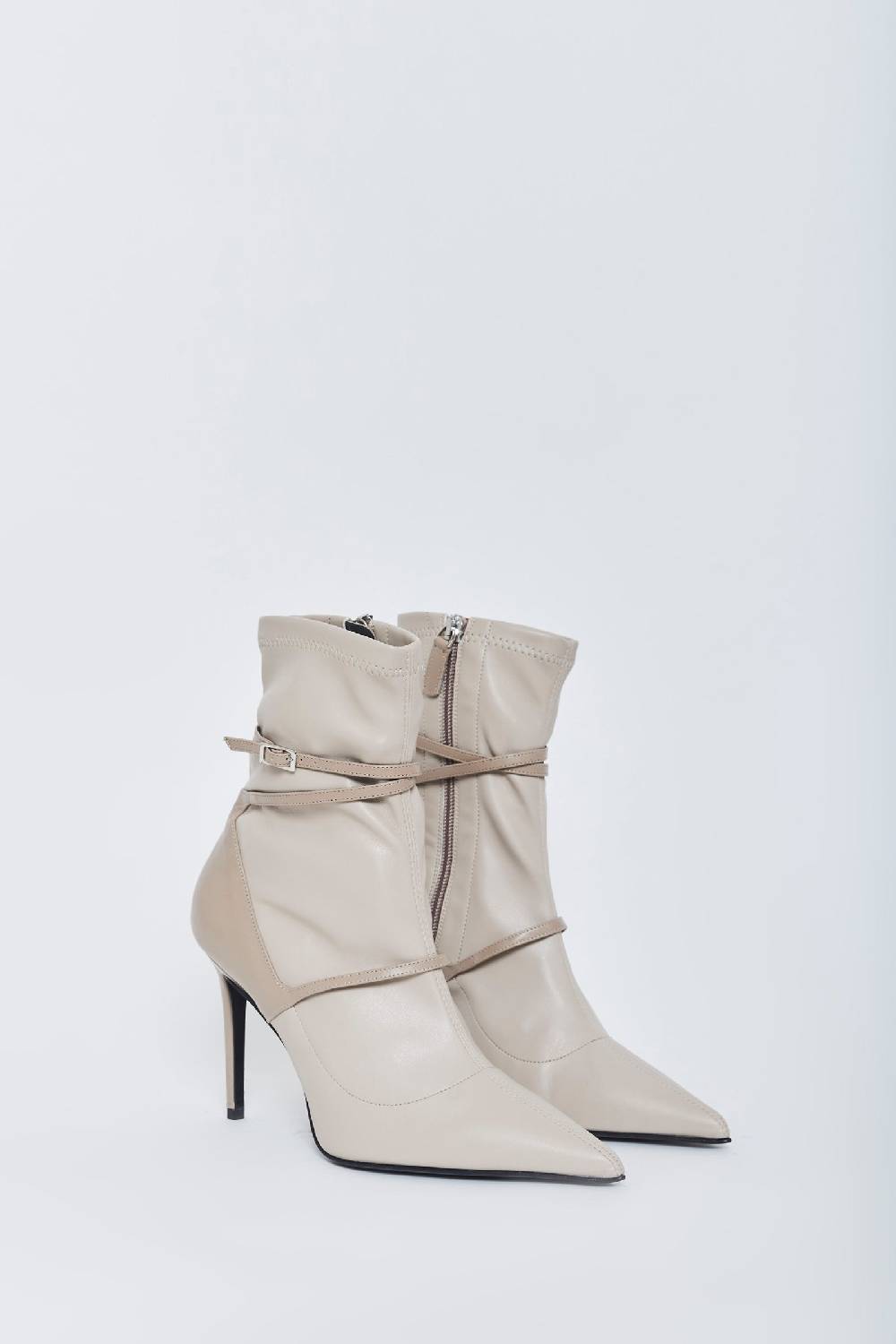 Kalliste K95 STRETCH ANKLE BOOTS OFF-WHITE Negozio