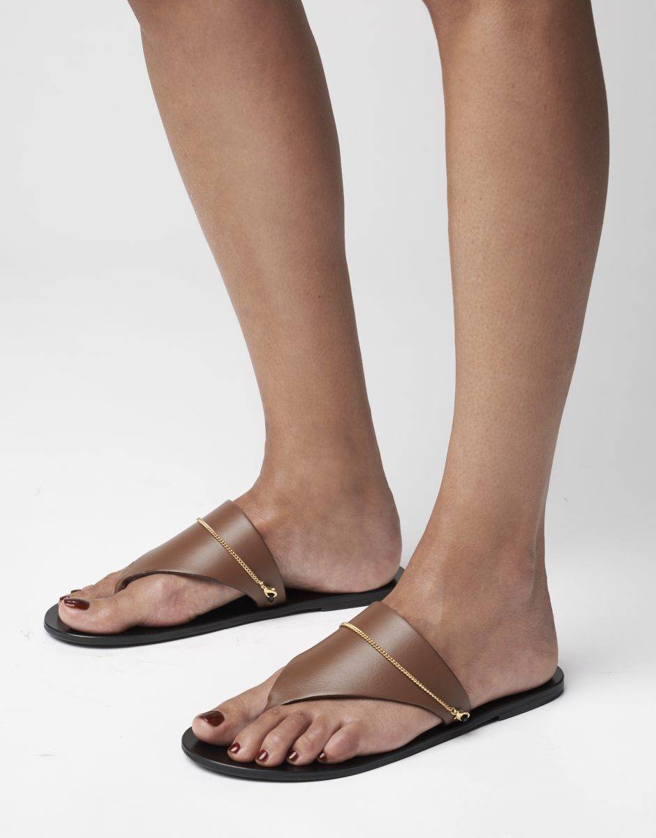 Kate Cate PHOEBE CHAINED SANDALS Nuova