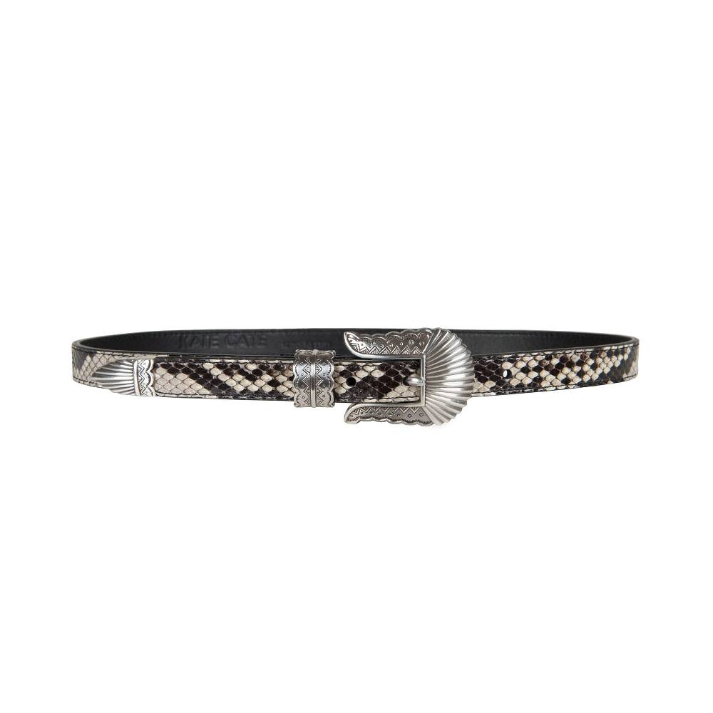 Kate Cate THIN KIM BELT PYTHON PRINTED CALFSKIN Outlet