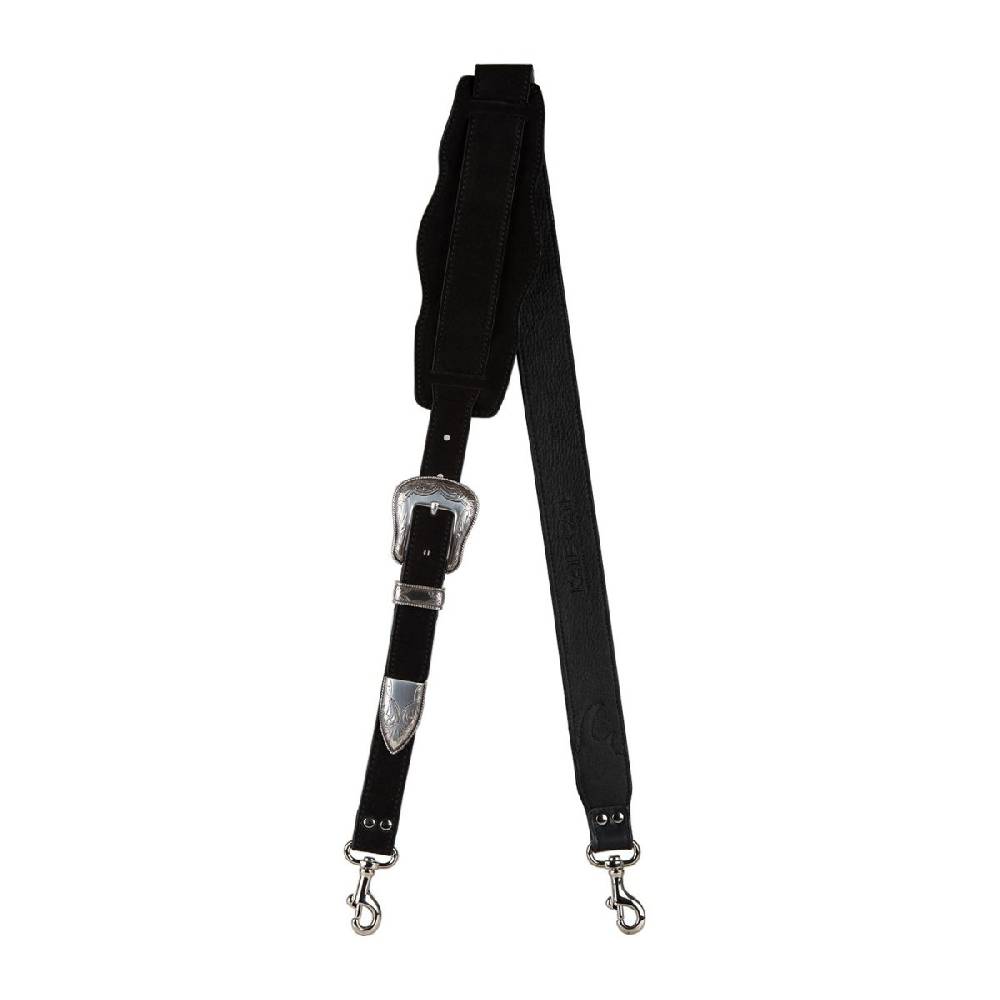Kate Cate SWEET JANE SHOULDER STRAP BLACK SUEDE CALFSKIN Fino Al -60%
