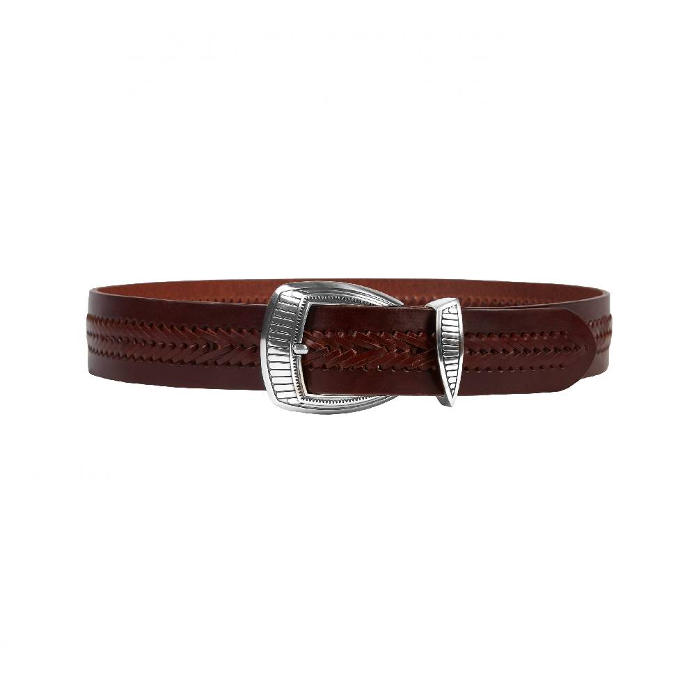 Kate Cate CARLY BELT RED CURRIED LEATHER Prezzo Ridotto