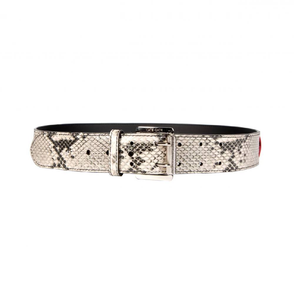 Kate Cate ONDA BELT PYTHON PRINTED CALFSKIN Sottocosto