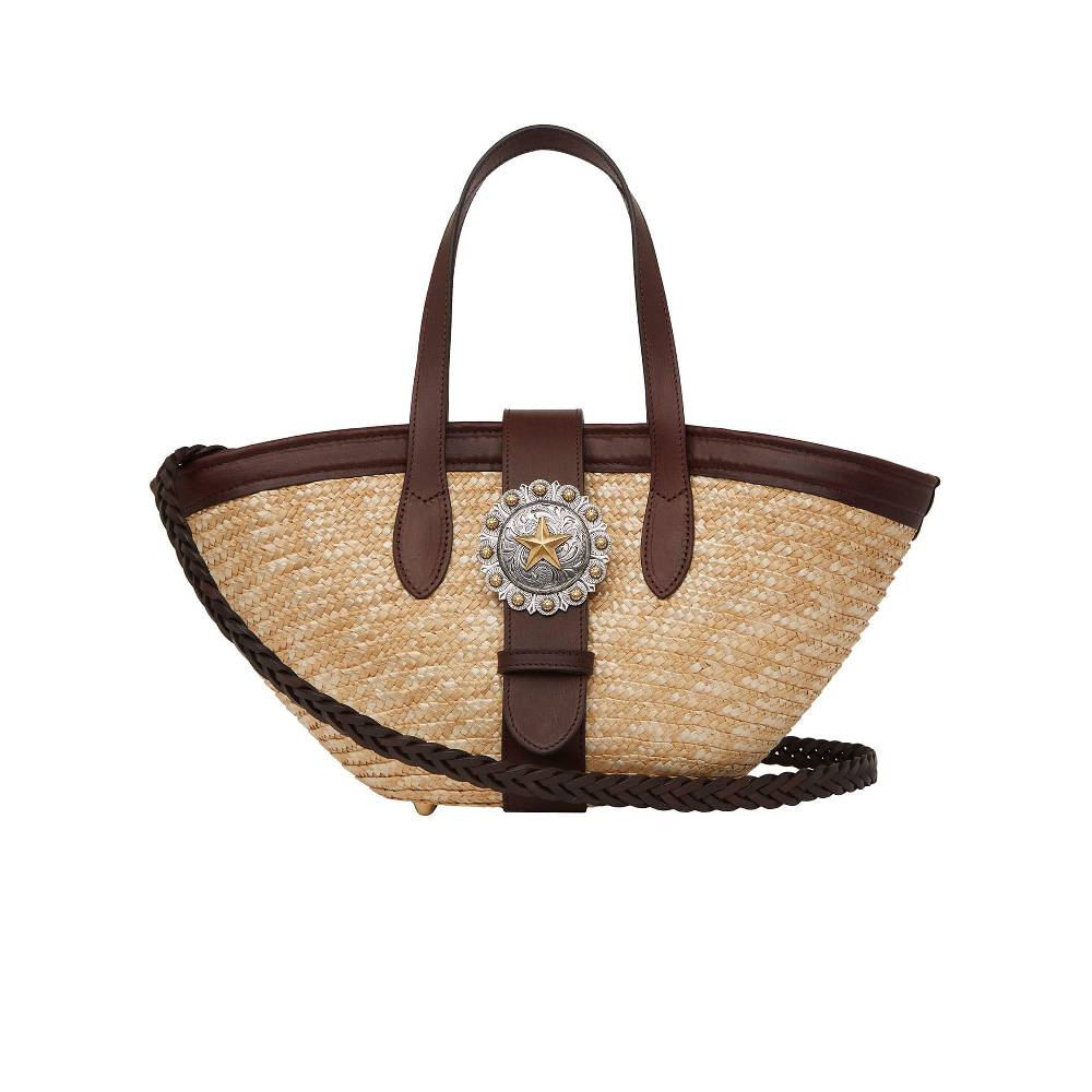 Kate Cate BEACH BAG NATURAL/BROWN STRAW Novità