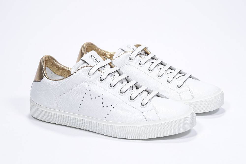 Leather Crown LC06 | Oro & Bianche - Basse - Donna 2025