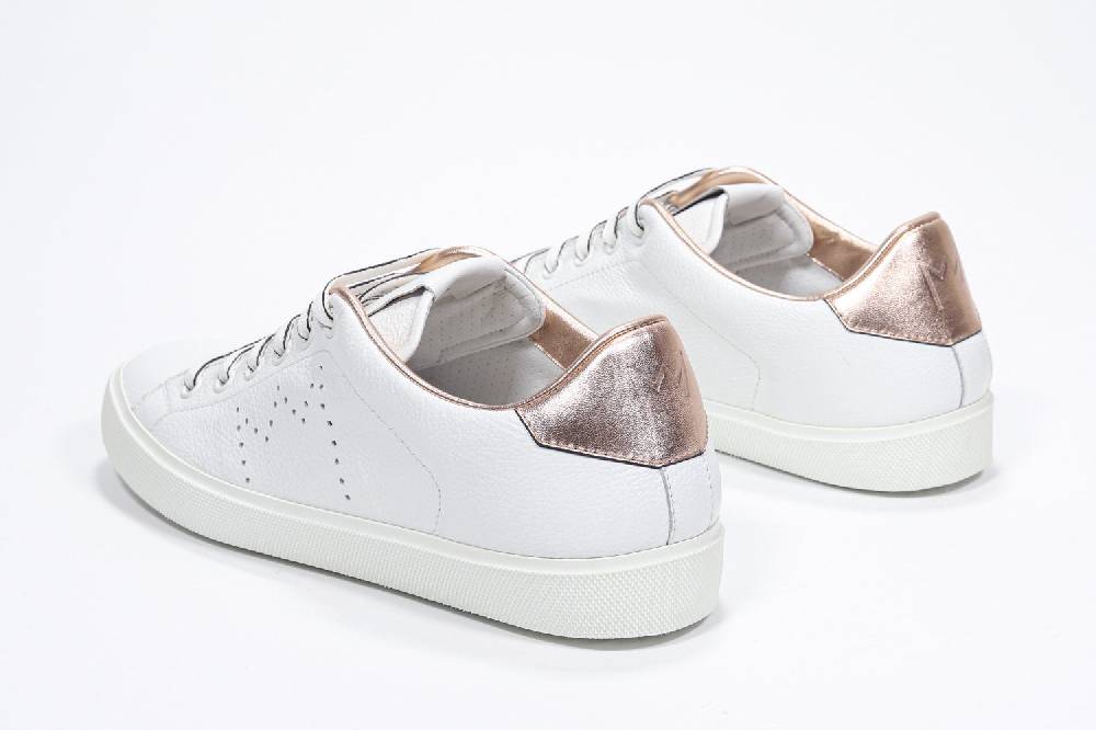 Leather Crown LC06 | Rame & Bianche - Basse - Donna Italy