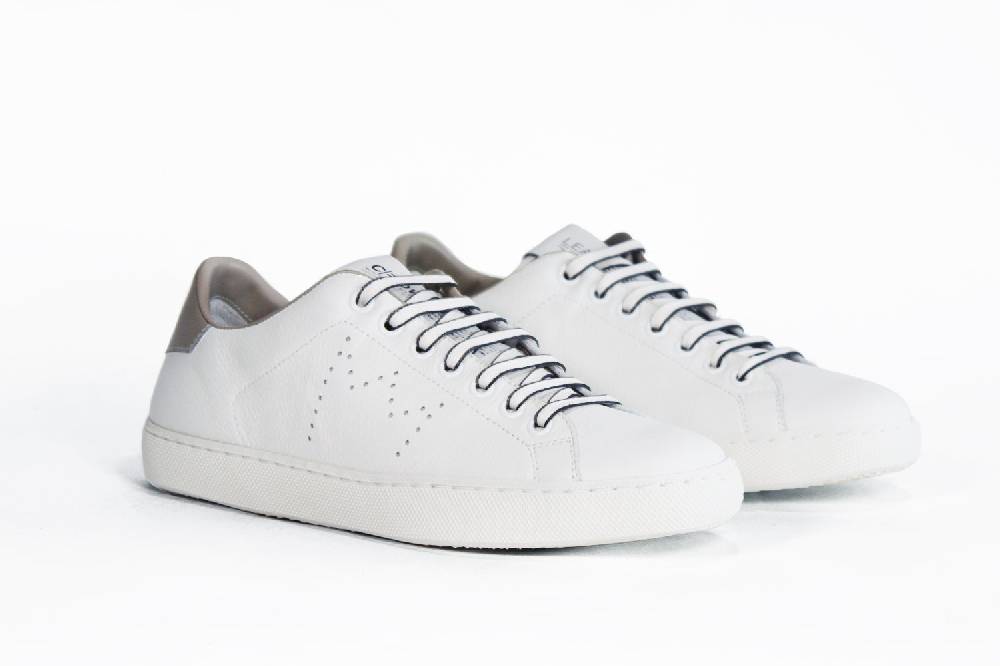 Leather Crown LC06 | Beige & Bianche - Basse - Donna Italia