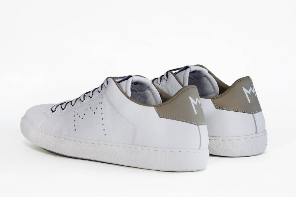 Leather Crown LC06 | Beige & Bianche - Basse - Donna Italia