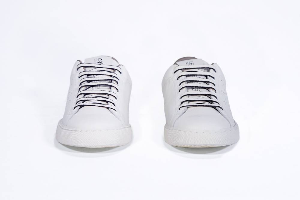 Leather Crown LC06 | Beige & Bianche - Basse - Donna Italia