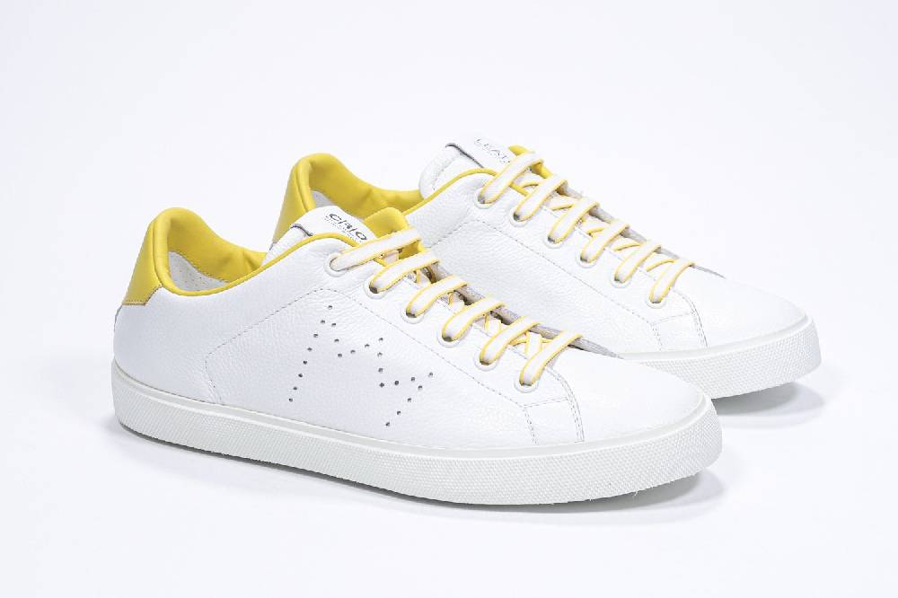Leather Crown LC06 | Gialle & Bianche - Basse - Donna In Linea