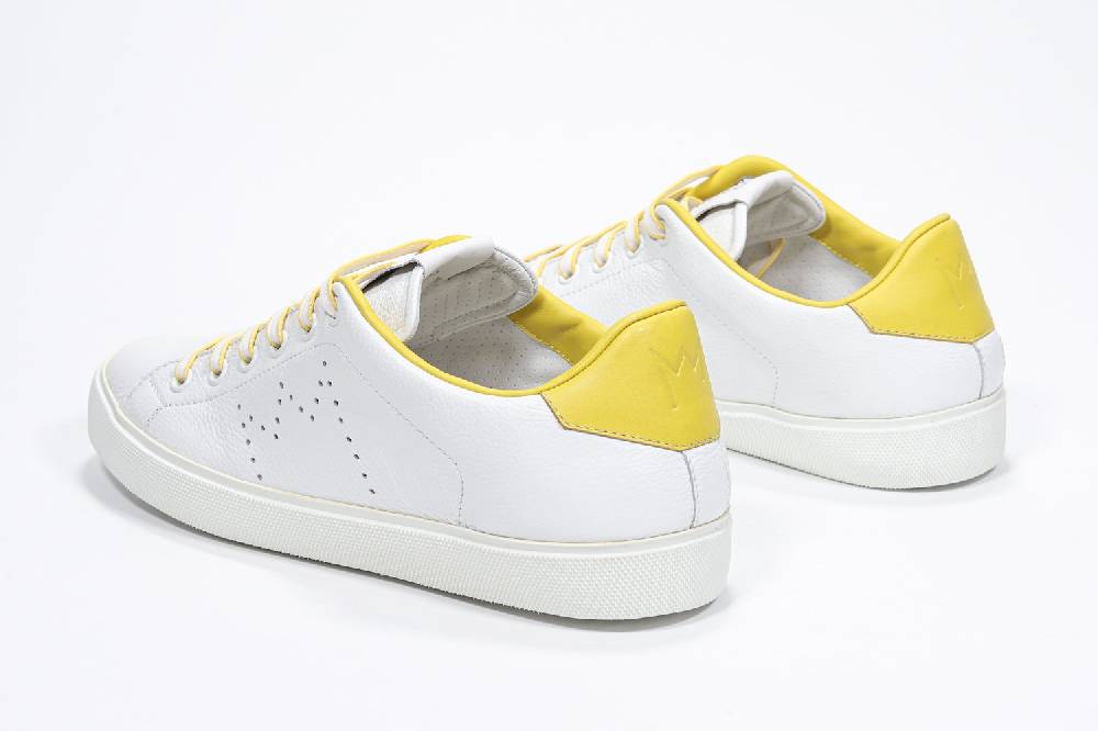 Leather Crown LC06 | Gialle & Bianche - Basse - Donna In Linea