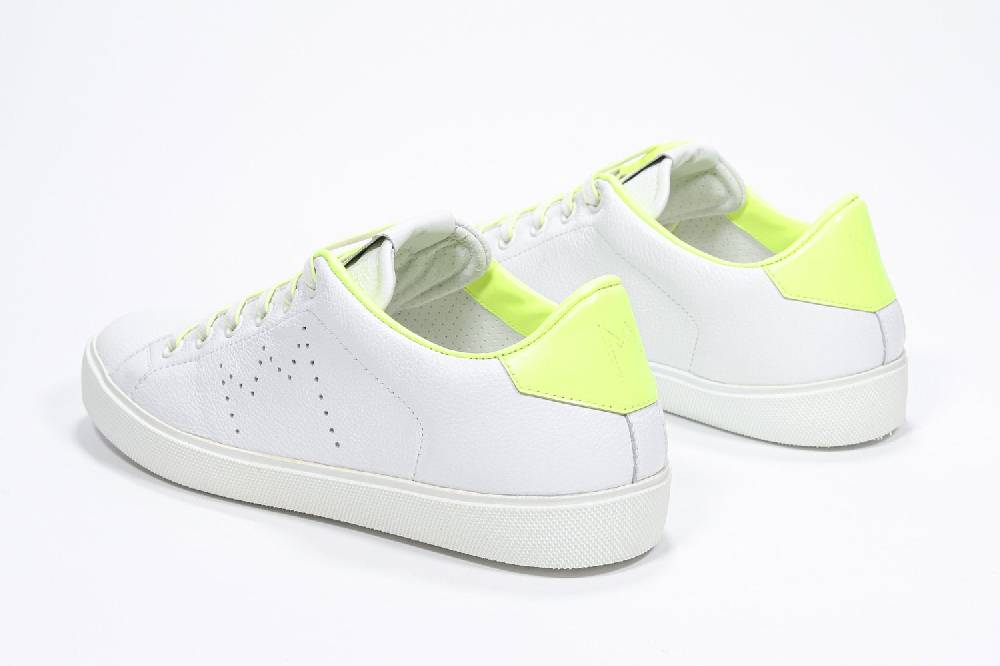 Leather Crown LC06 | Neon & Bianche - Basse - Donna Qualità