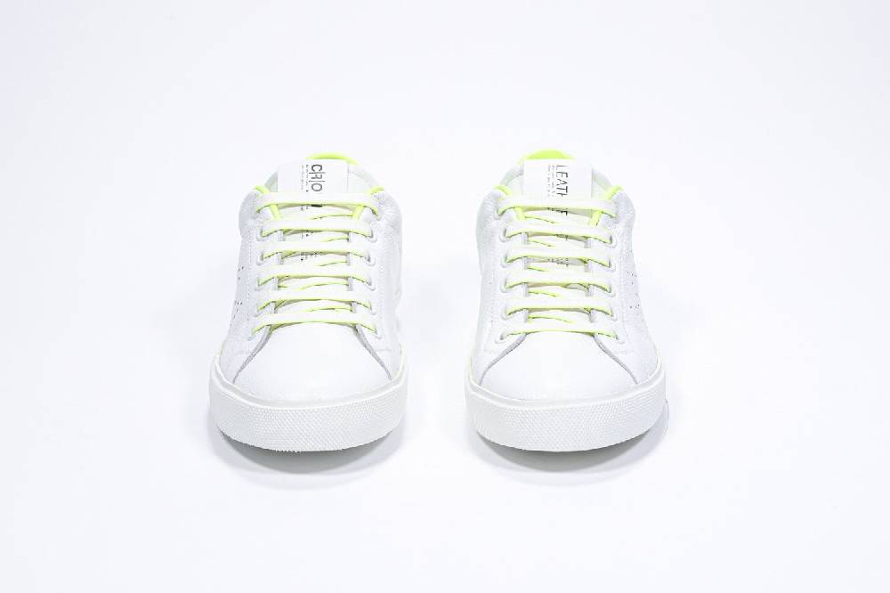 Leather Crown LC06 | Neon & Bianche - Basse - Donna Qualità
