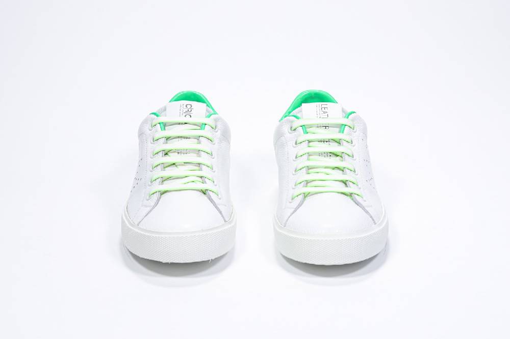 Leather Crown LC06 | Fluo & Bianche - Basse - Donna Promozione