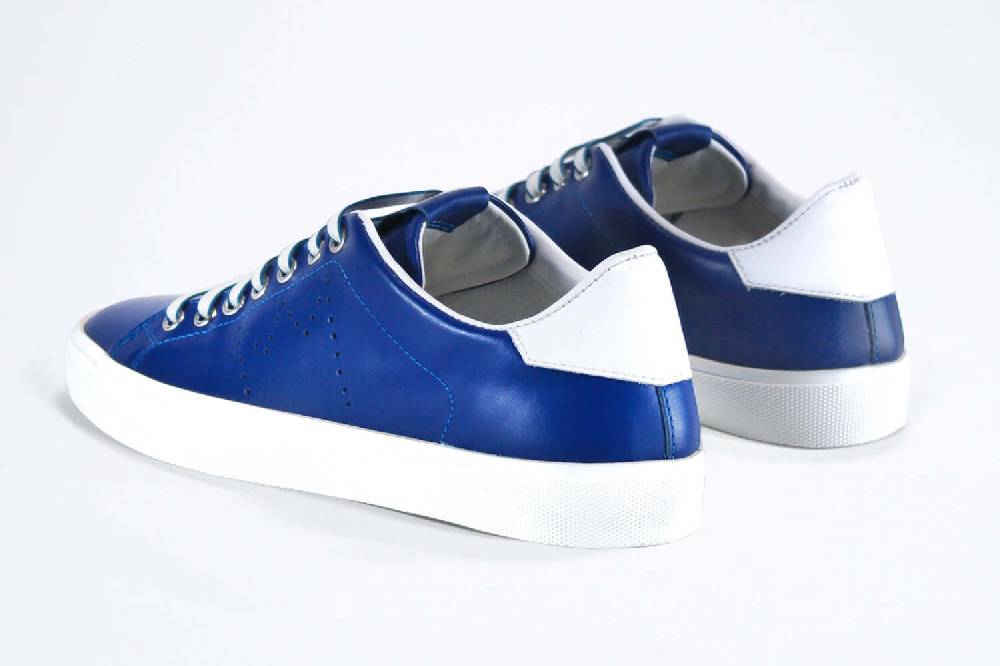 Leather Crown LC06 | Denim e bianco - BASSE - Donna Pezzi Unici