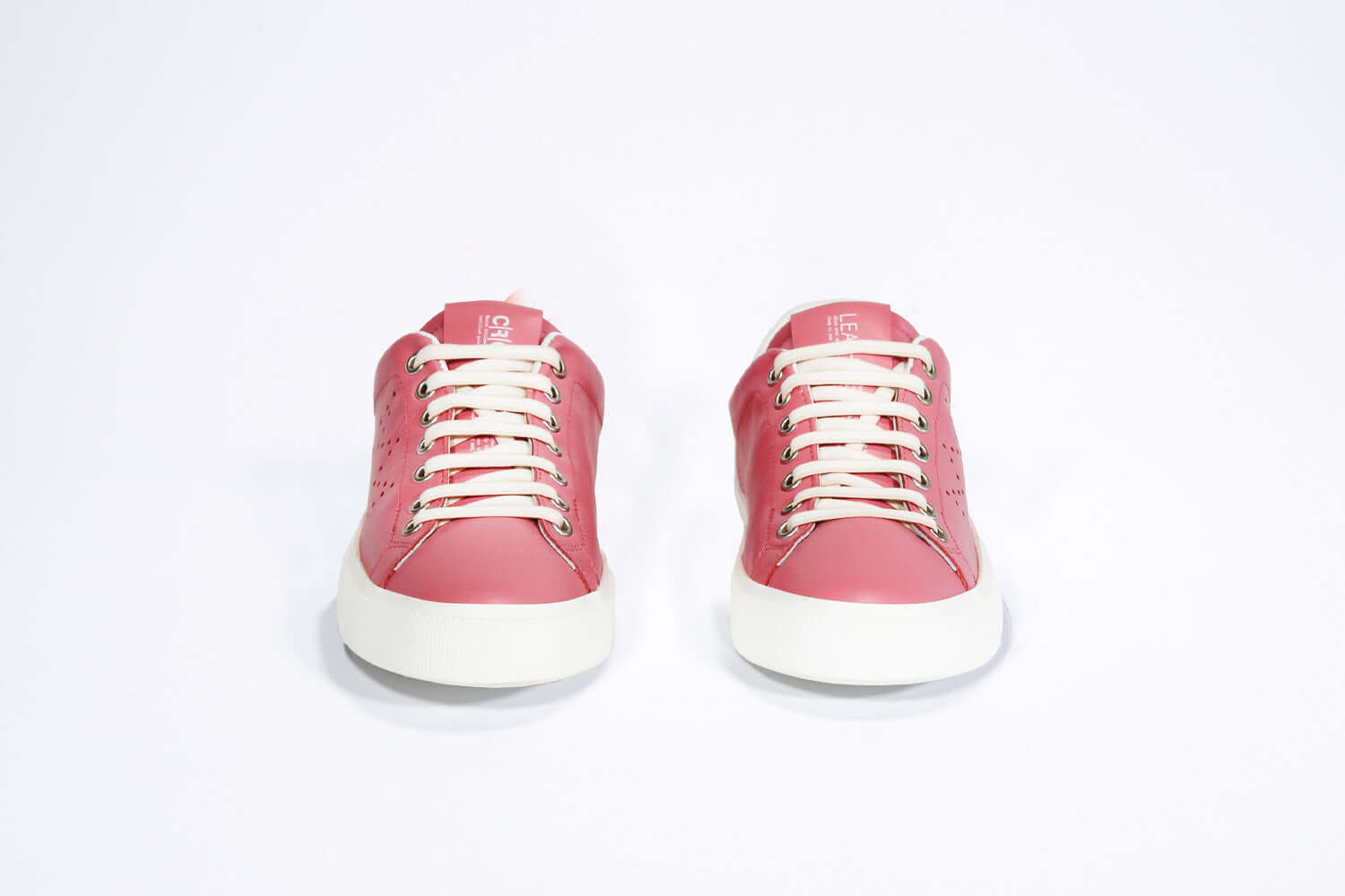 Leather Crown LC06 | Rosa e bianco - BASSE - Donna Soddisfazione Garantita