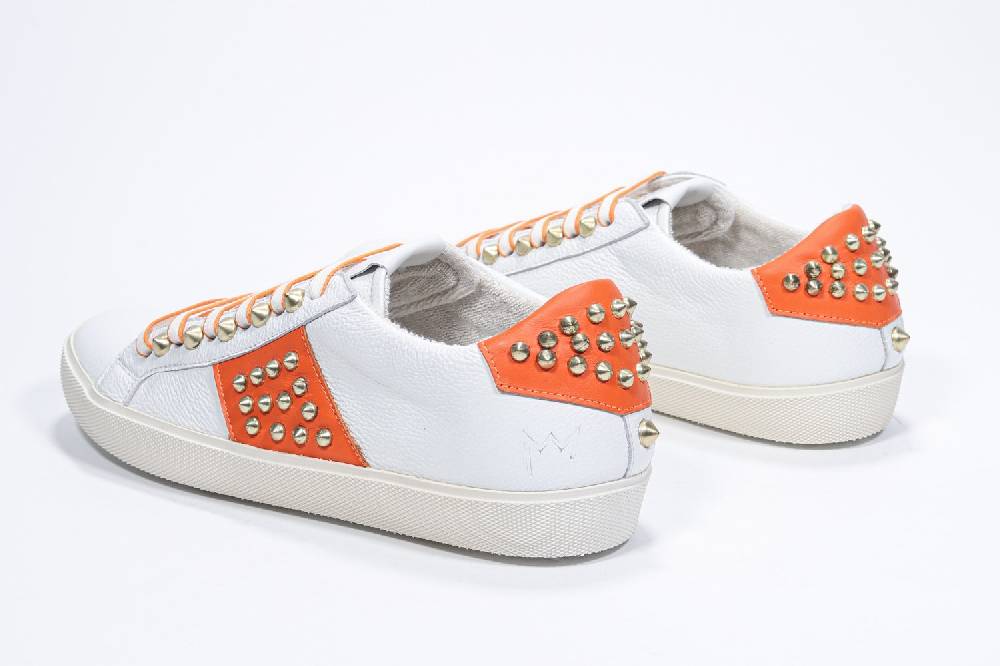 Leather Crown STUDLIGHT | Arancione e bianco - BASSE - Donna Acquista Ora
