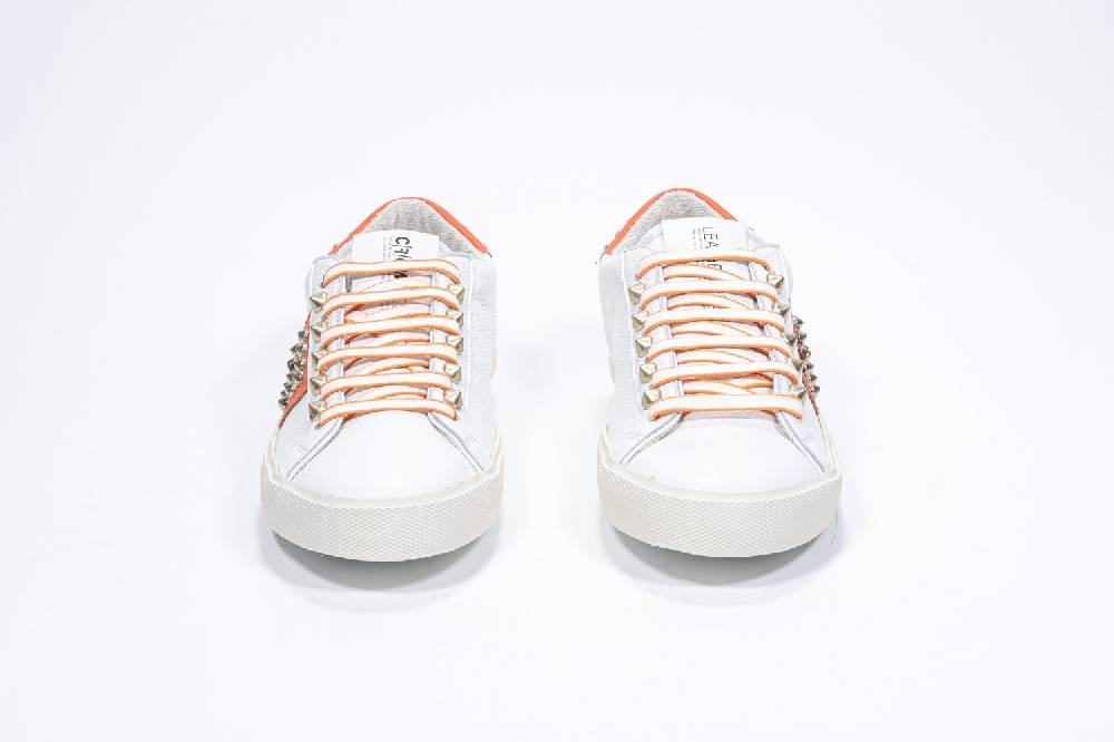 Leather Crown STUDLIGHT | Arancione e bianco - BASSE - Donna Acquista Ora