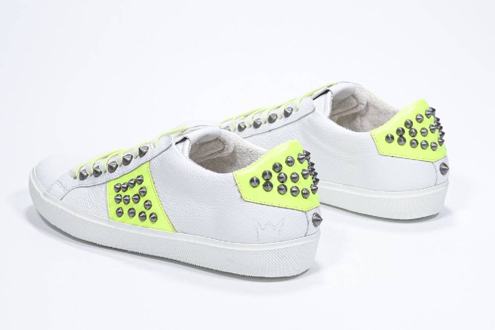 Leather Crown STUDLIGHT | Giallo neon - BASSE - Donna Consegna Veloce