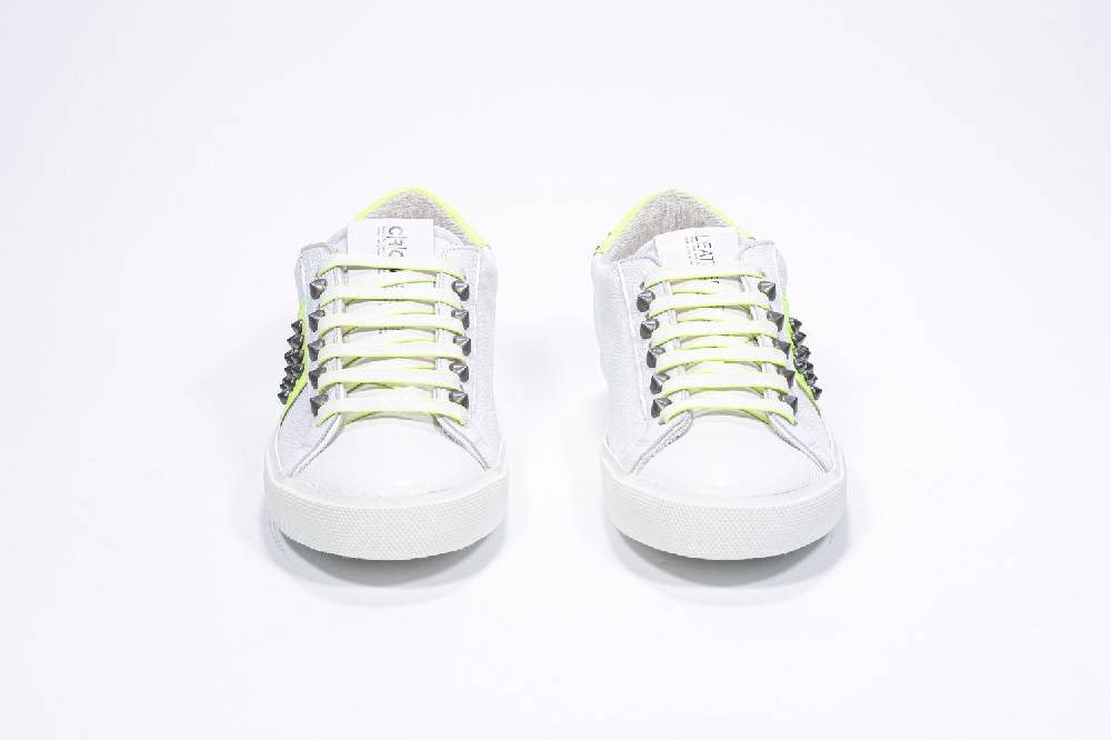 Leather Crown STUDLIGHT | Giallo neon - BASSE - Donna Consegna Veloce
