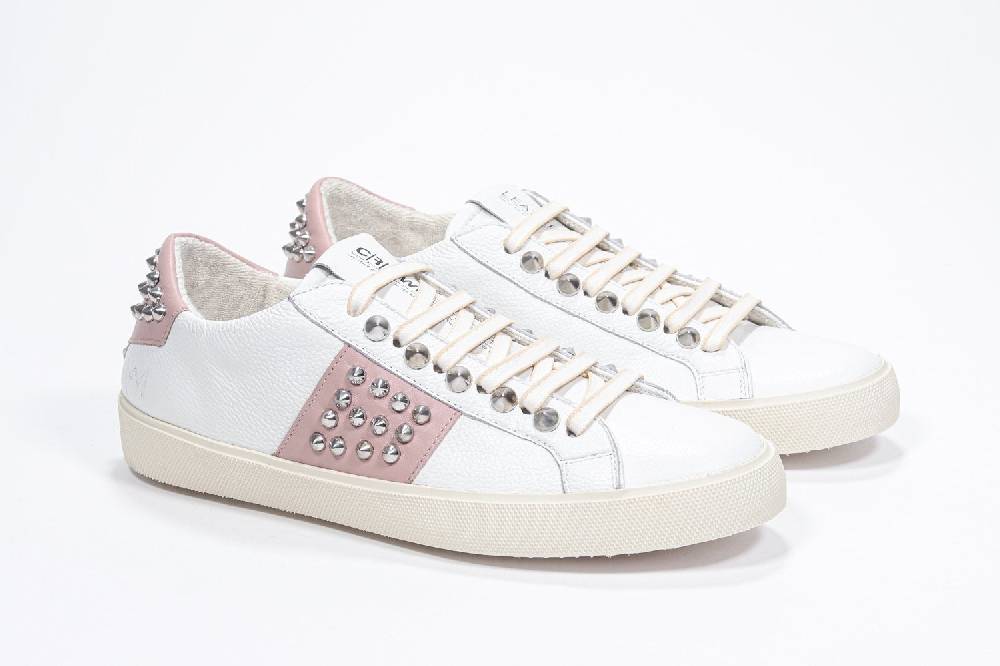 Leather Crown STUDLIGHT | Rosa e bianco - BASSE - Donna Shopping Online